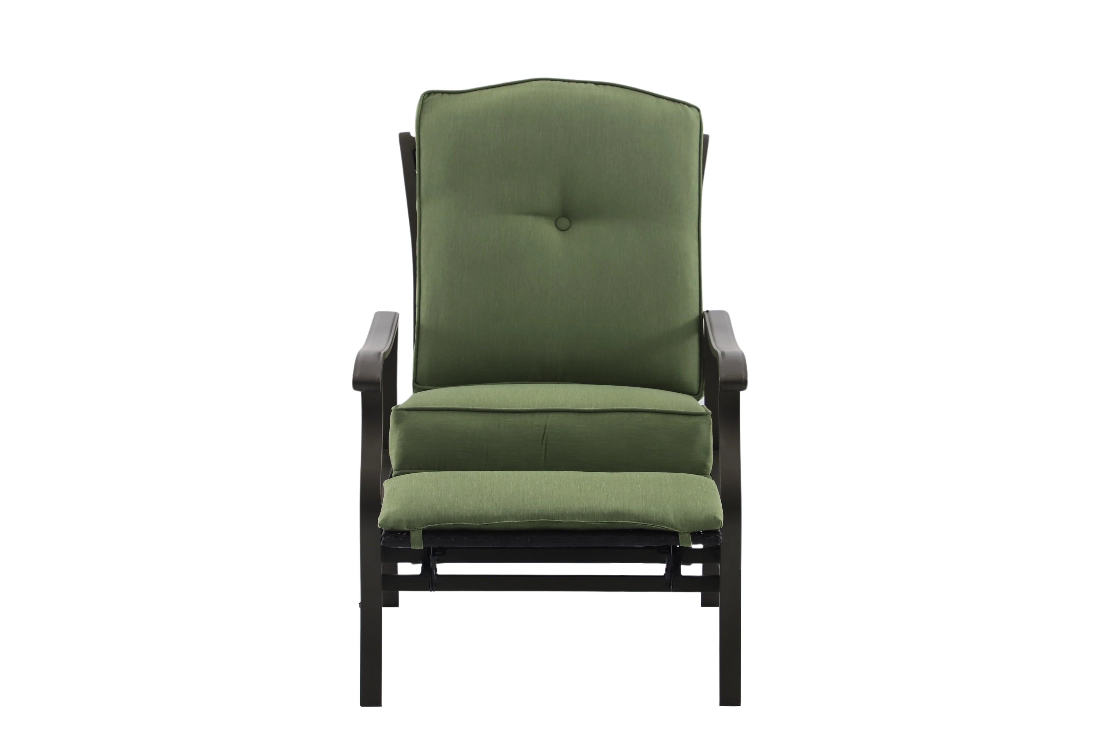 Green Steel Outdoor Recliner W8055