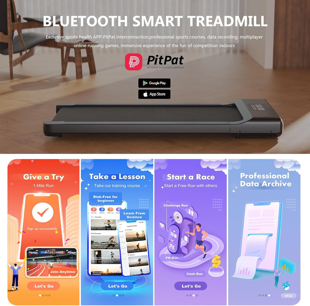 Walking Pad Treadmill with LED Display U484