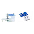 Computerized Sewing and Quilting Machine with 165 Built-in Stitches, LCD Display, White J515135