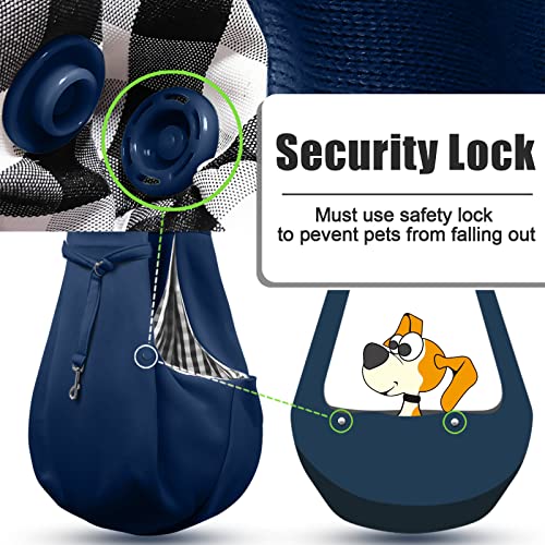 Small Dog Sling Carrier with Adjustable Strap (Black) R9643
