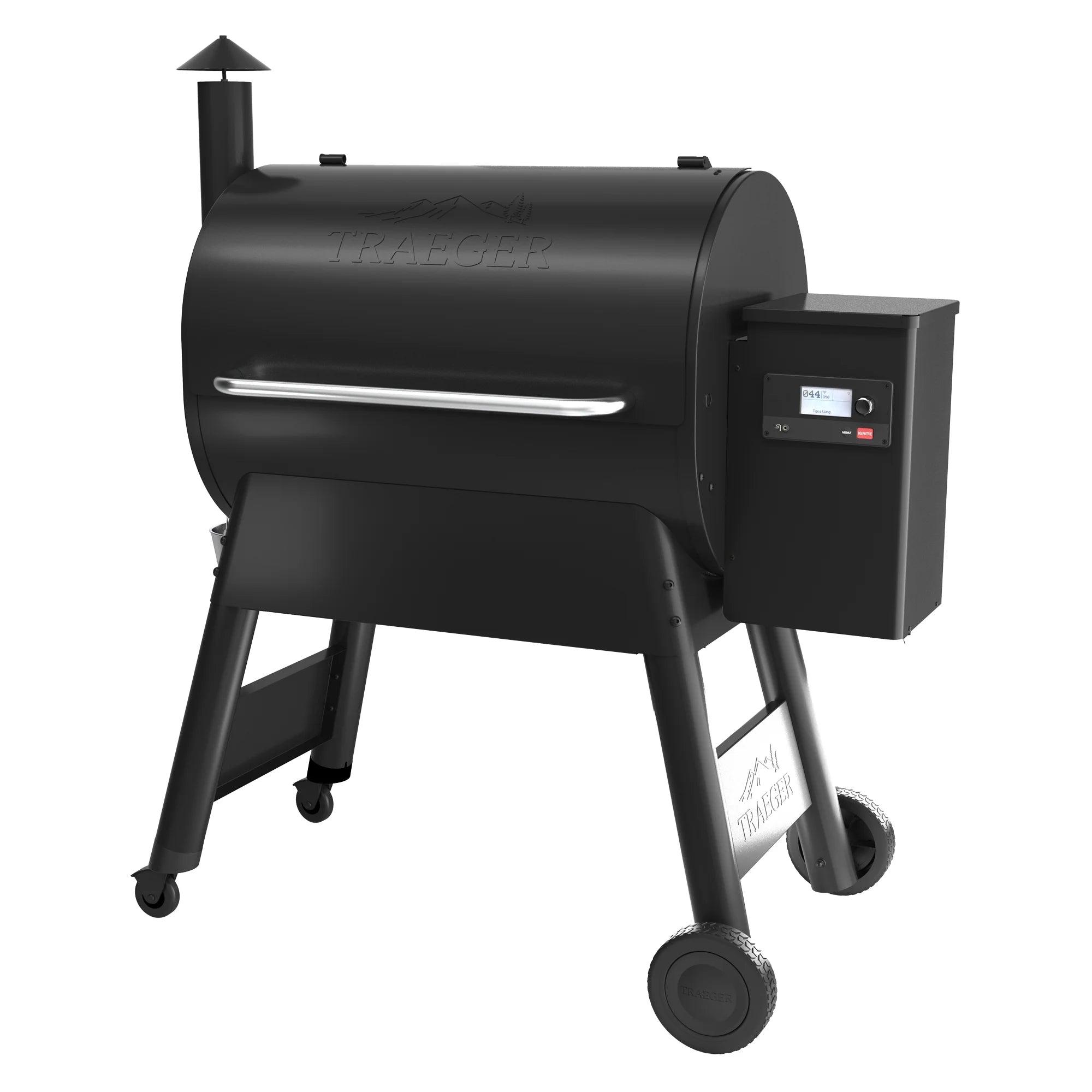Black Wood Pellet Grill and Smoker V61685