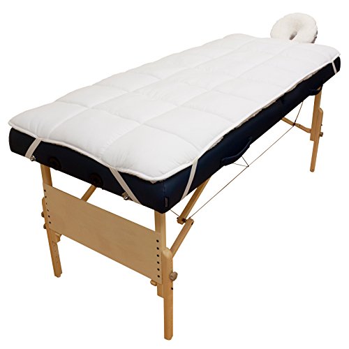 Deluxe Quilted Fleece Massage Table Pad Set with Face Cradle Cover U743