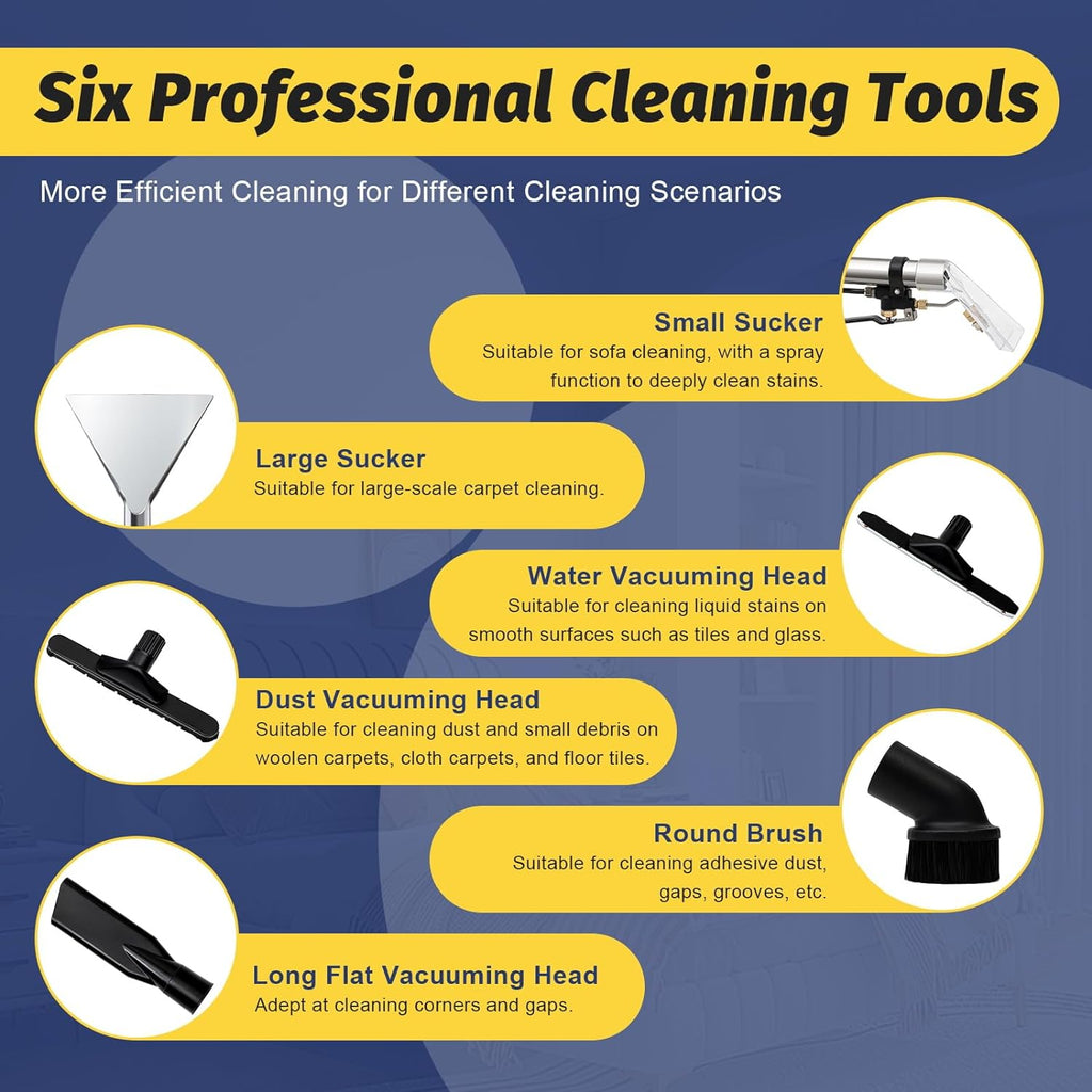40L Commercial Carpet Cleaner Wet Dry Vacuum Cleaner Y509