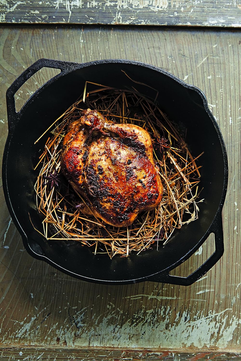 17 Inch Pre-Seasoned Cast Iron Skillet V28836