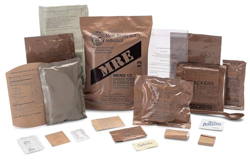 Variety Pack of 12 Freeze Dried Meals Ready to Eat with Flameless Heater H139041