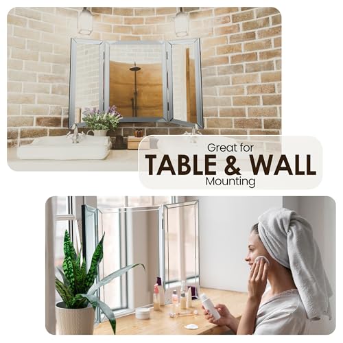 3 Way Trifold Mirror 21" x 31" T52134