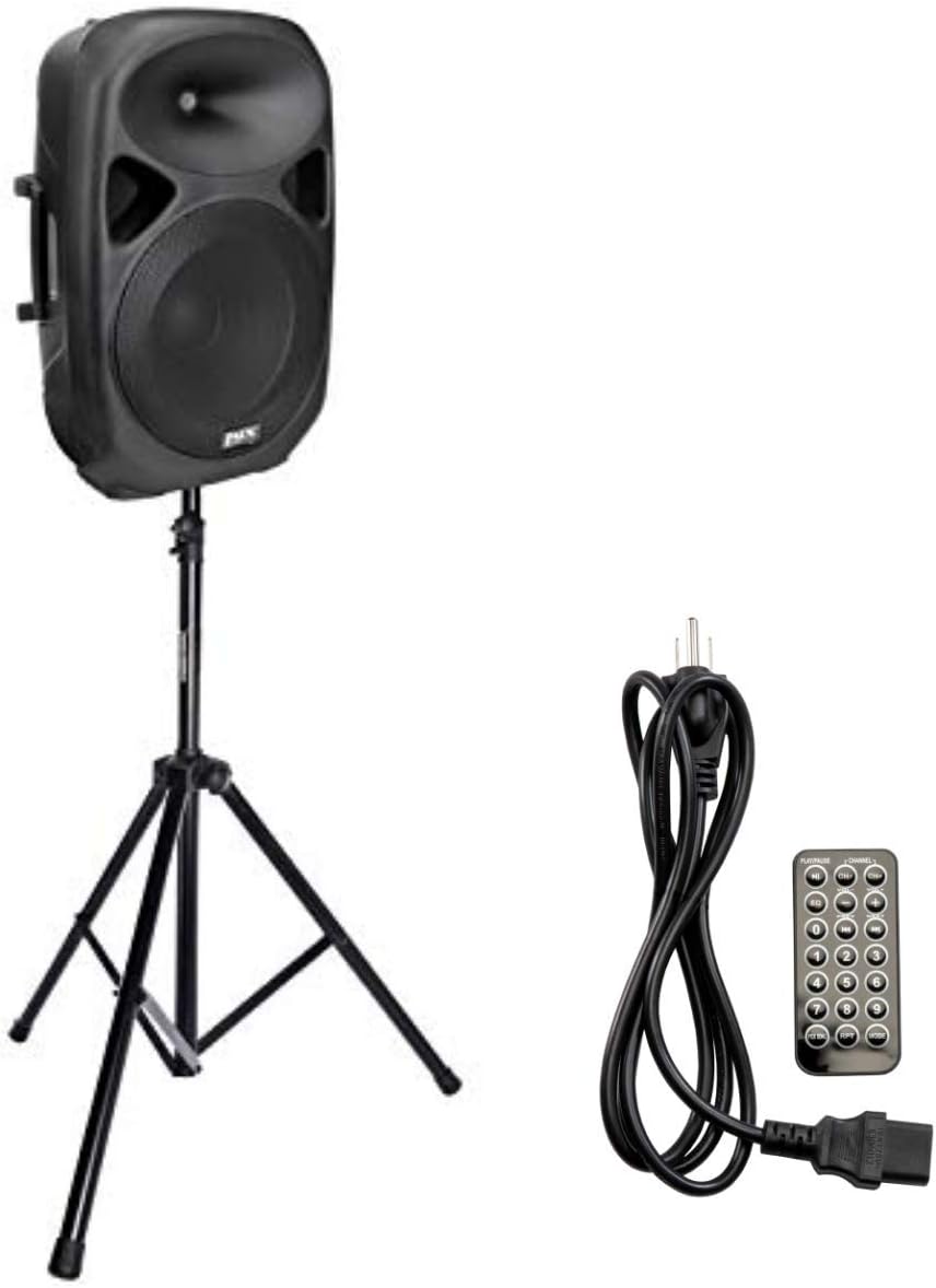 15 Portable PA Speaker System with Tripod Stand A4270