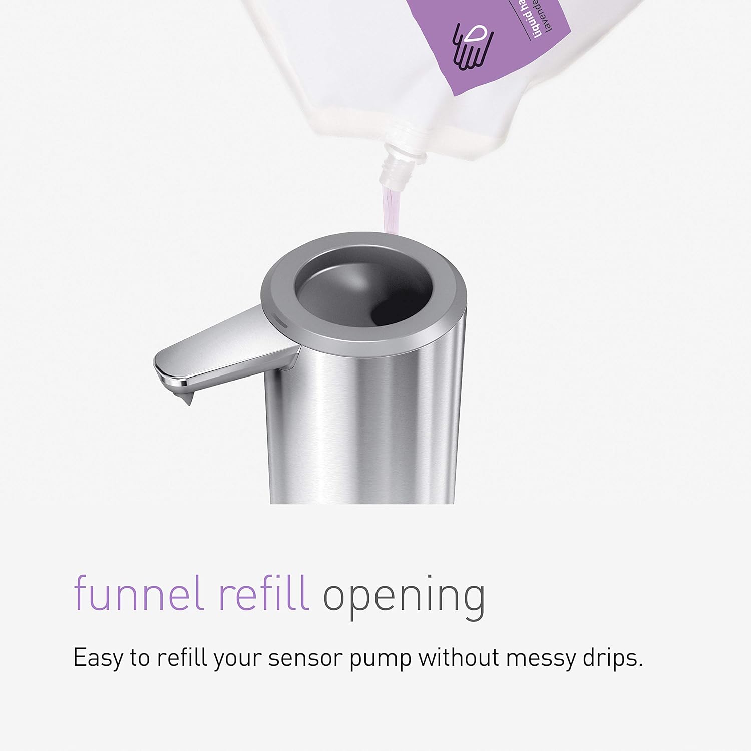 9 oz Touch-Free Rechargeable Sensor Liquid Soap Pump Dispenser N279923