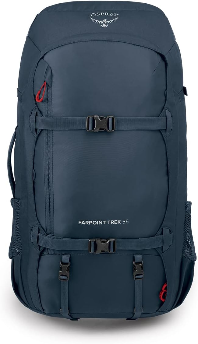 55L Muted Space Blue Travel Backpack J67785