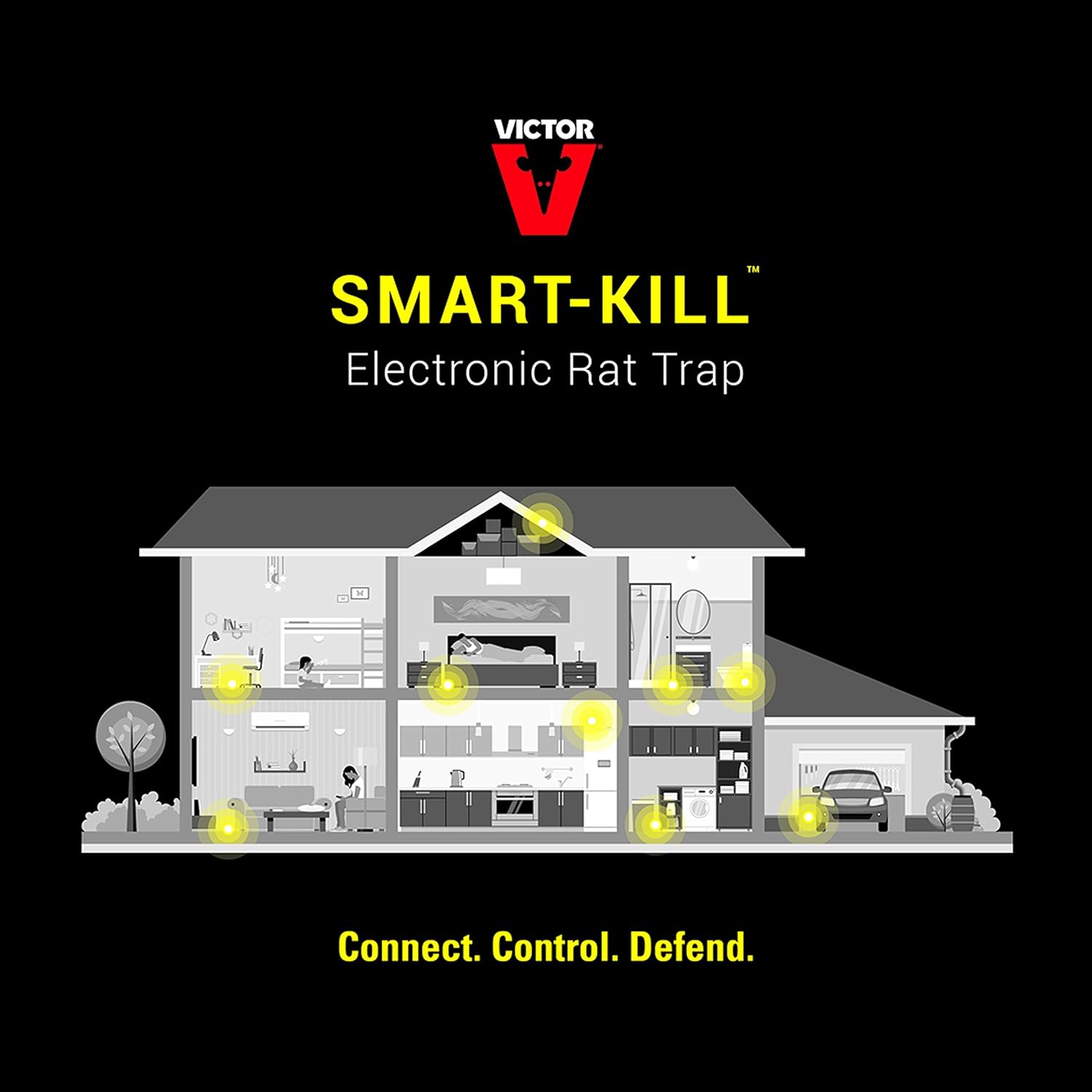 Smart-Kill Electronic Rat Trap M39315