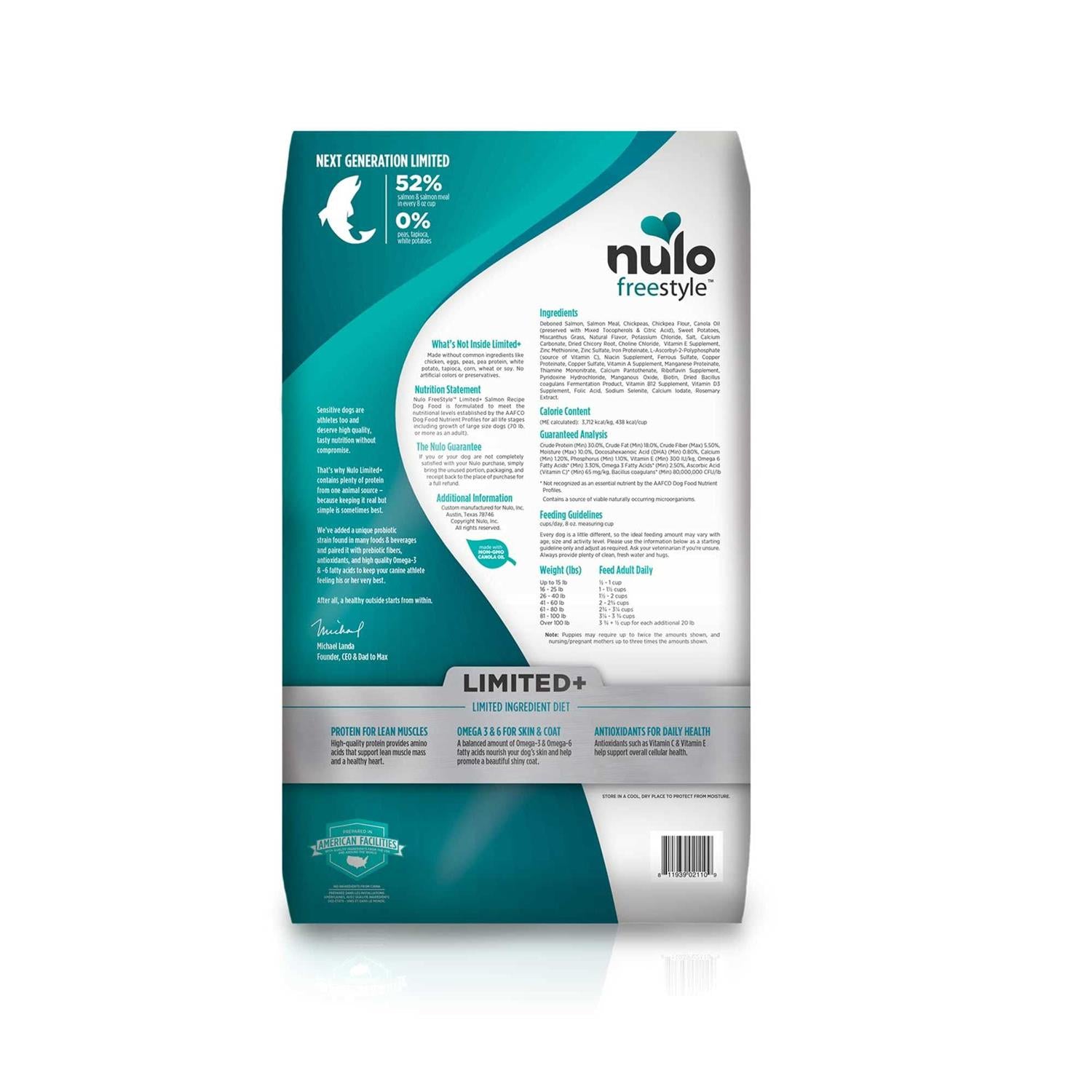 Grain-Free Salmon Dry Dog Food W916