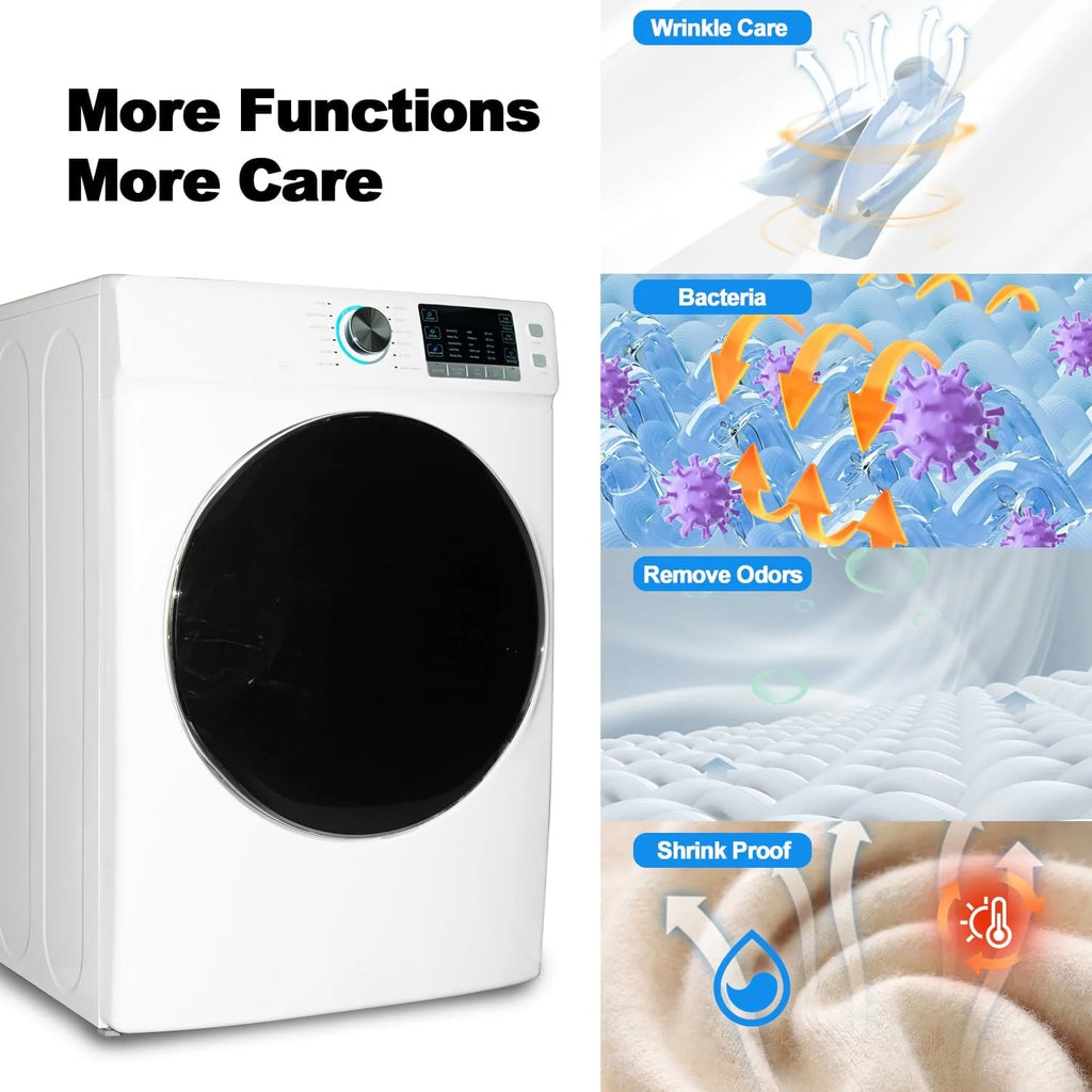 8 Cu ft Electric Front Load Dryer E75636