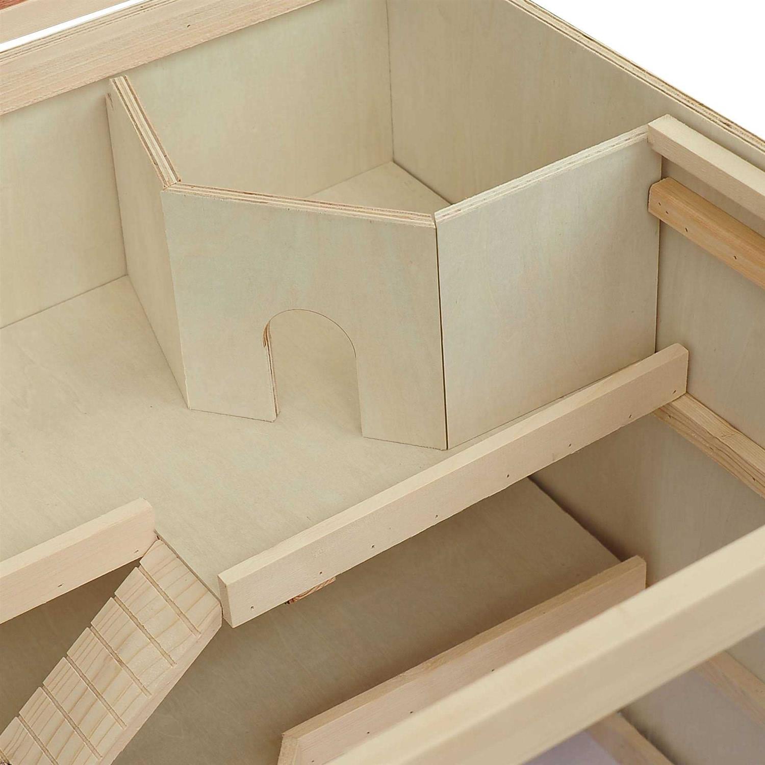 Extra Large Wooden Hamster Cage X46628