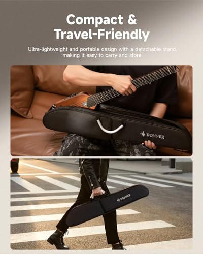 Natural Headless Acoustic-Electric Guitar C784