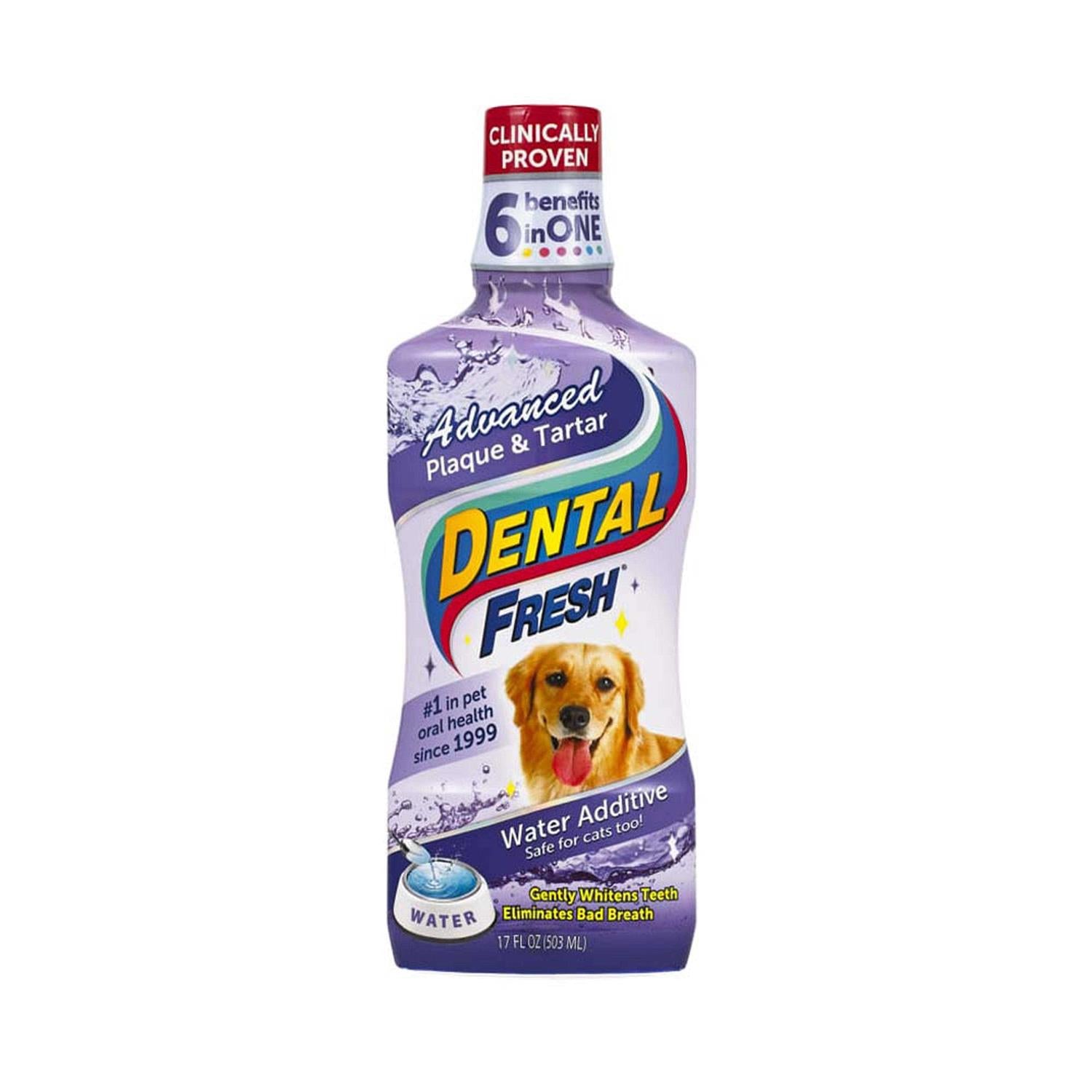 Dental Fresh Advanced Plaque and Tartar Water Additive for Dogs T9857