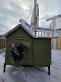 Grey Outdoor Cat House T2081