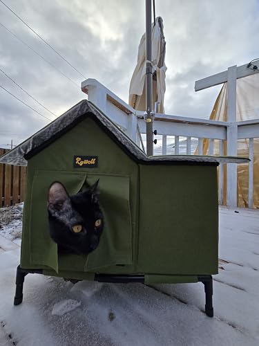 Grey Outdoor Cat House T2081
