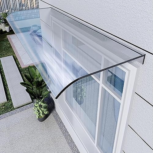 Clear Polycarbonate Window Awning 14" Depth S26385