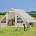 Inflatable Tent with Pump, 4-6 Person Instant Camping Tents, Waterproof with Mesh Windows X1517
