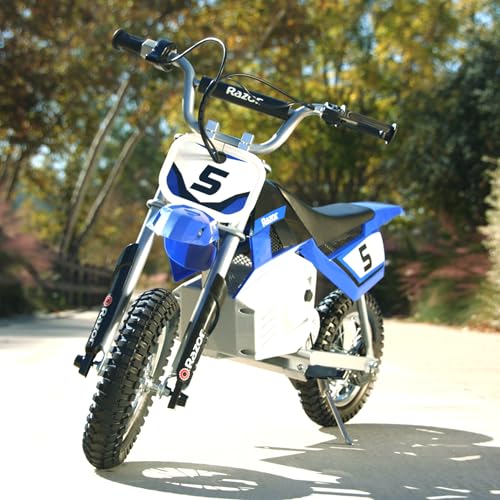 Blue Electric Motocross Bike W261923
