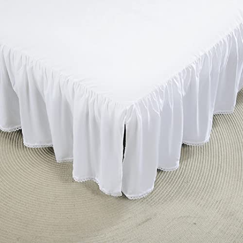 White Queen 14 Inch Drop Microfiber Bed Skirt S80325