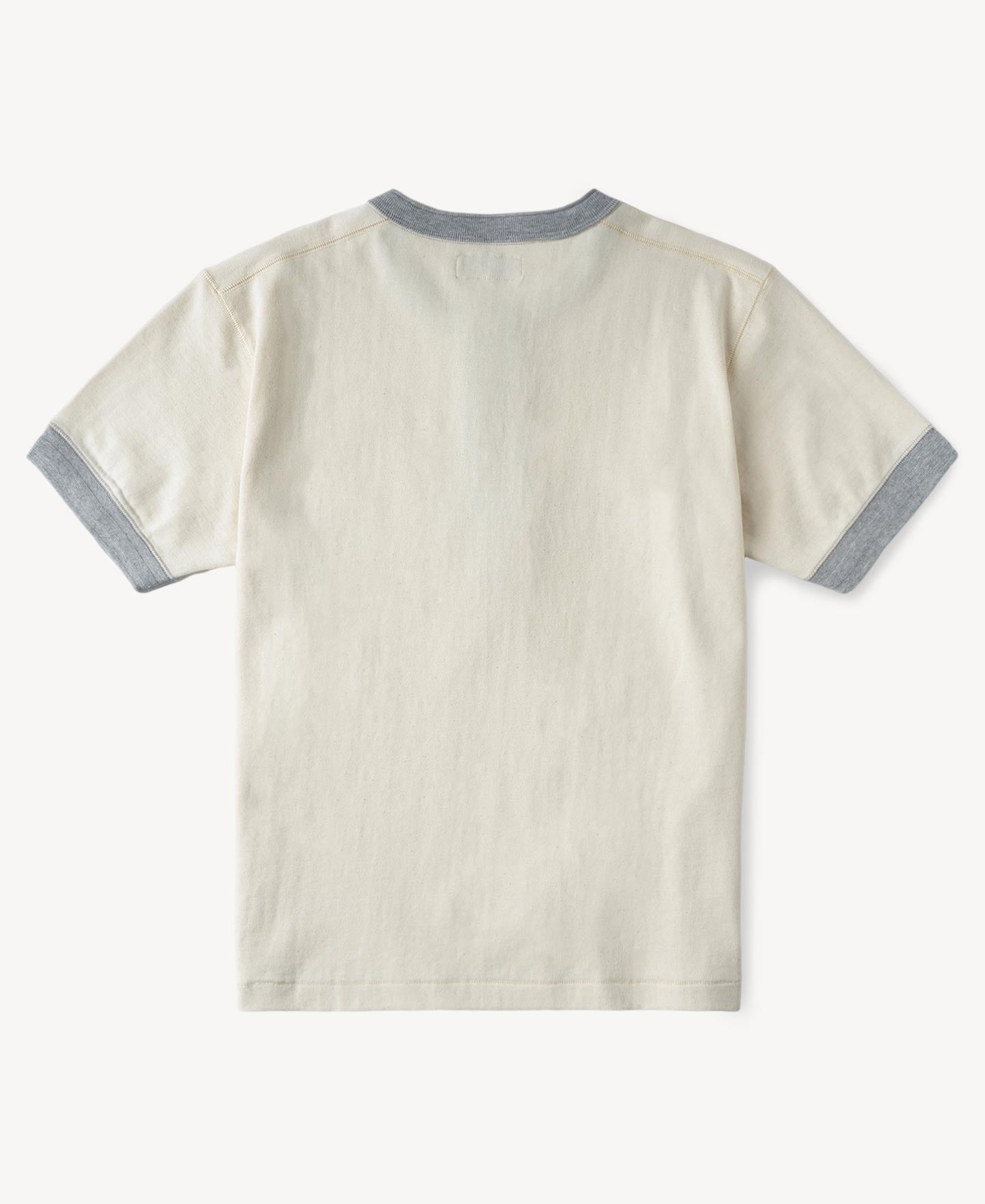 Heavyweight Cotton Tubular Short-Sleeve Henley Shirt