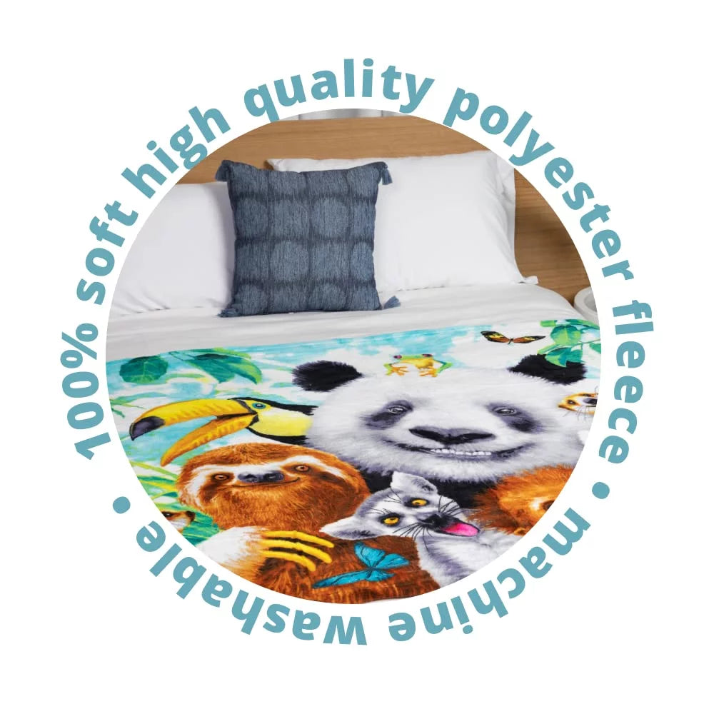 Super Soft Plush Fleece Throw Blanket P623789