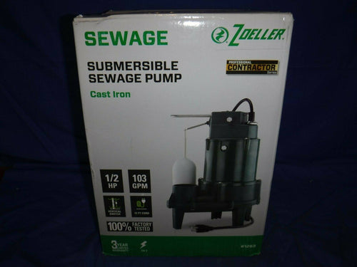 0.5-HP 115-Volt Cast Iron Sewage Sump Pump R147537