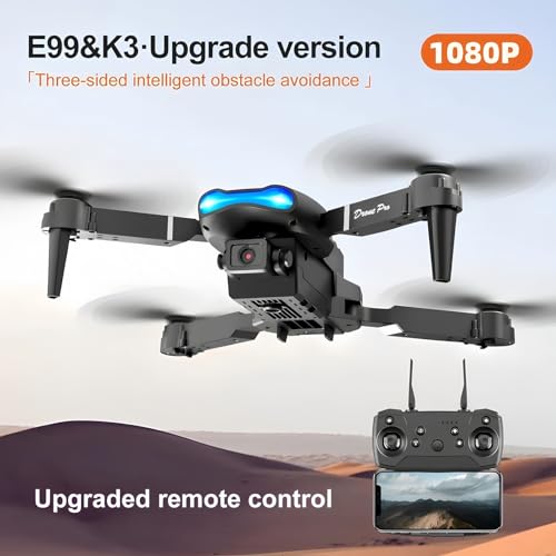 1080P Dual HD Camera RC Quadcopter Drone with 2 Batteries and Carrying Case A1320