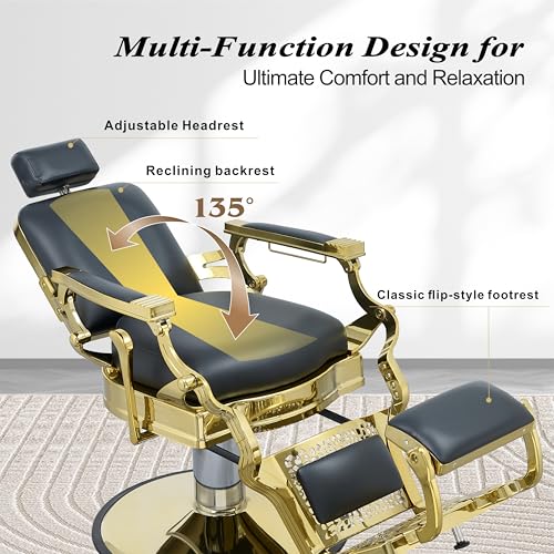 Heavy Duty Reclining Barber Chair V15321
