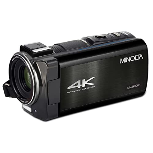 4K Ultra HD Camcorder with 10x Optical Zoom (Black) W150040