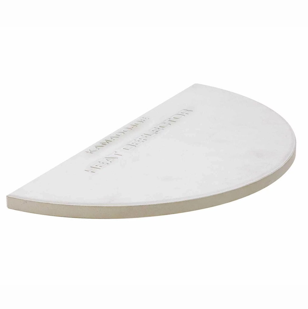 2 Pack Half Moon Heat Deflector Plate Stone Cooking Rack C461