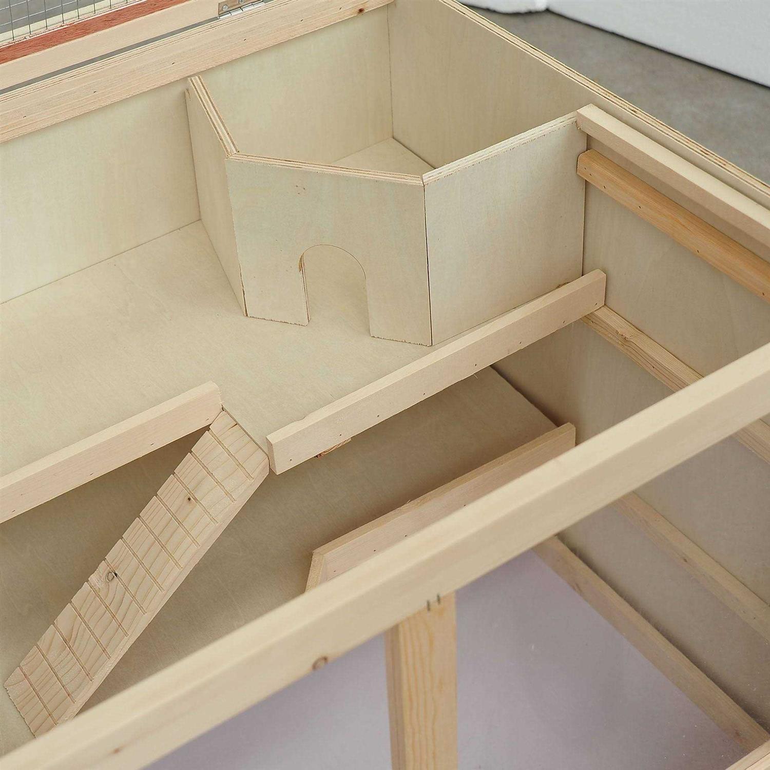 Extra Large Wooden Hamster Cage X46628