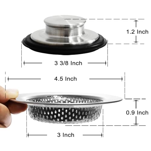 Kitchen Sink Strainer and Stopper E869508