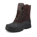 Brown Insulated Waterproof Snow Boots Work Boots X54578