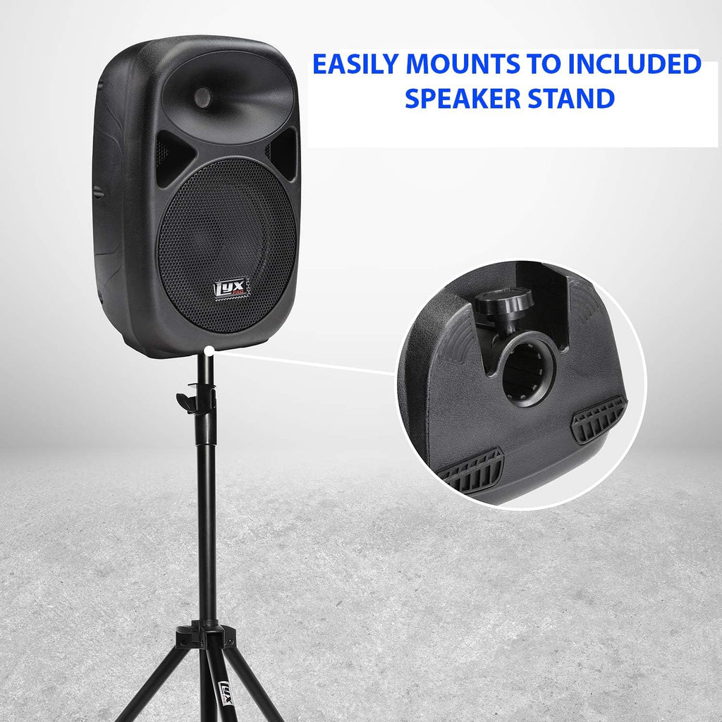 15 Portable PA Speaker System with Tripod Stand A4270