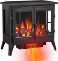 3D Infrared Electric Fireplace Stove, Freestanding Fireplace Heater, 1000W/1500W N691372