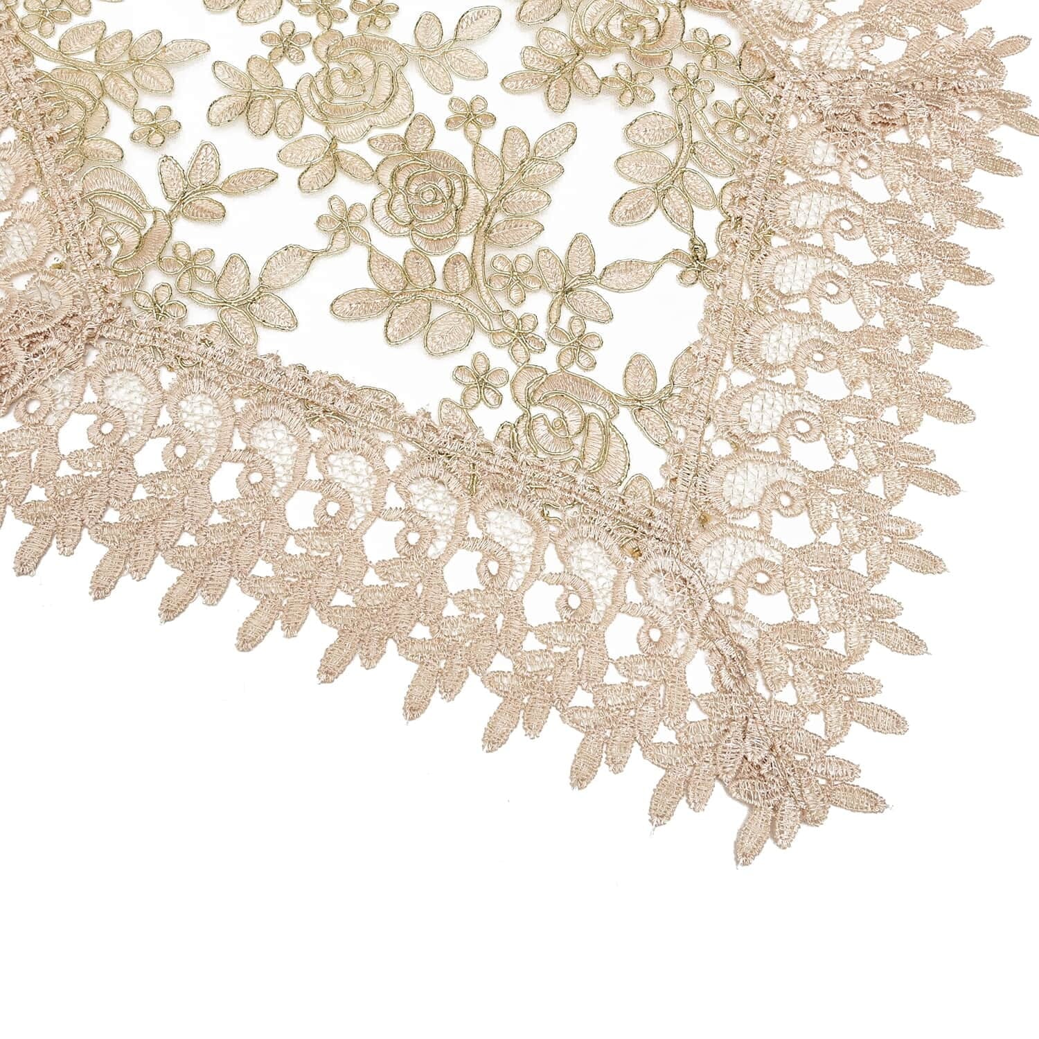 100% Polyester Lace Table Runner U80345