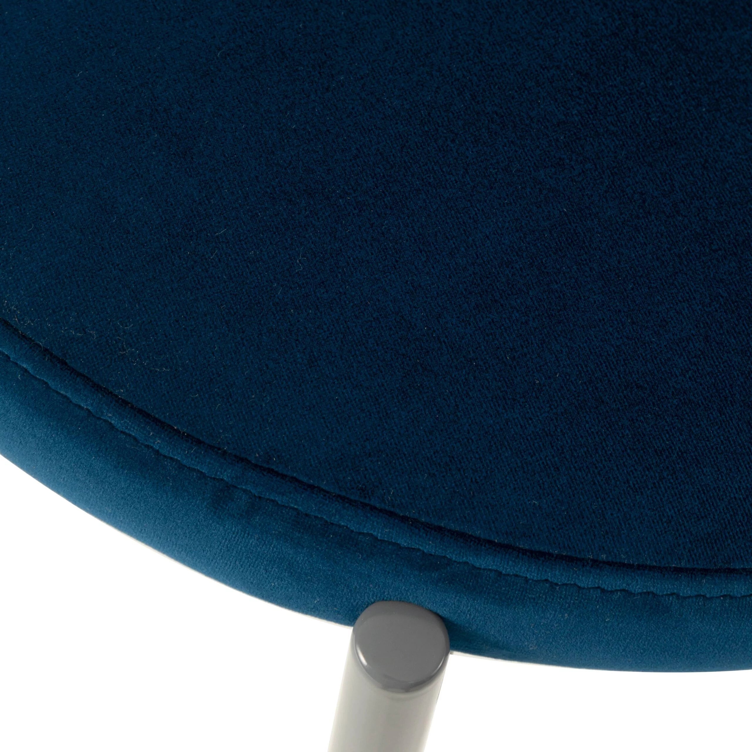 Navy Blue Velvet Dining Chair Set of 4 R44871