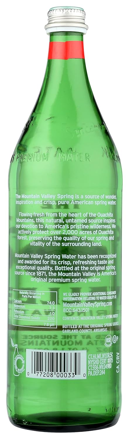 33.8 Fl Oz 12 Pack Spring Water B20768