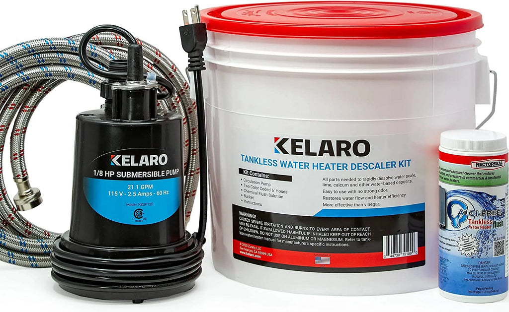 Tankless Water Heater Flushing Kit with Descaler P87981