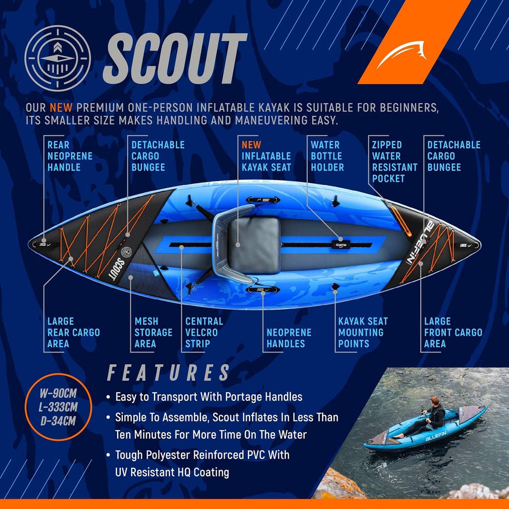 Inflatable 1 Person Kayak U31788