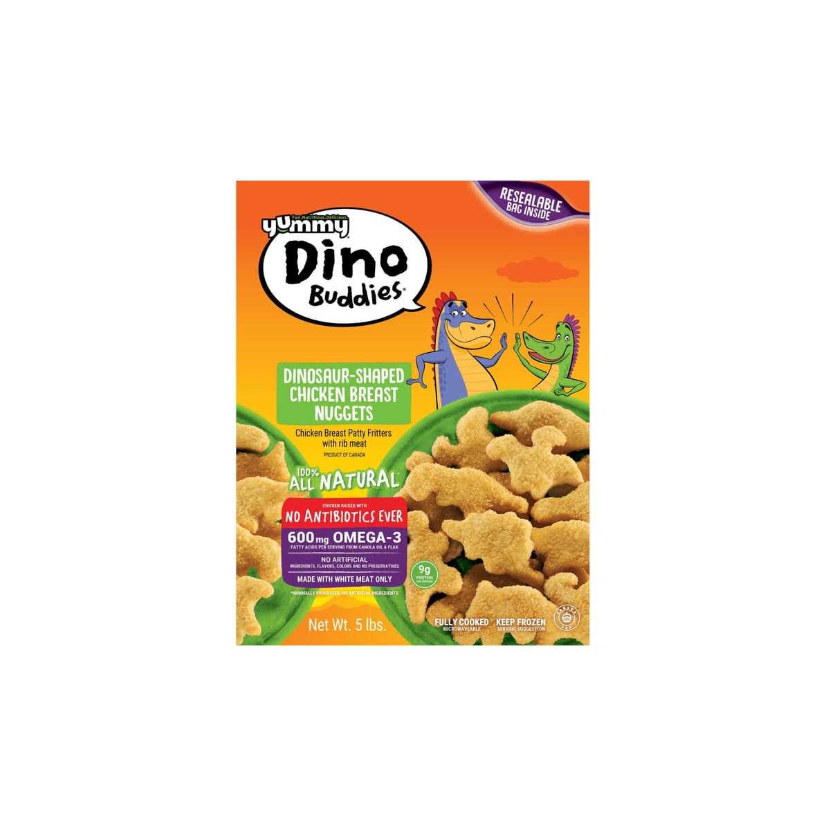 Dinosaur-Shaped Chicken Breast Nuggets M97706