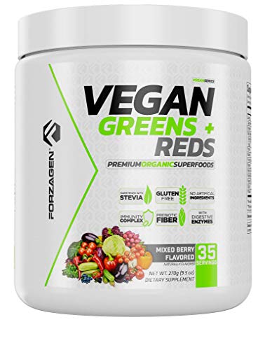 Vegan Greens & Reds Superfood Powder, 35 Servings U264827