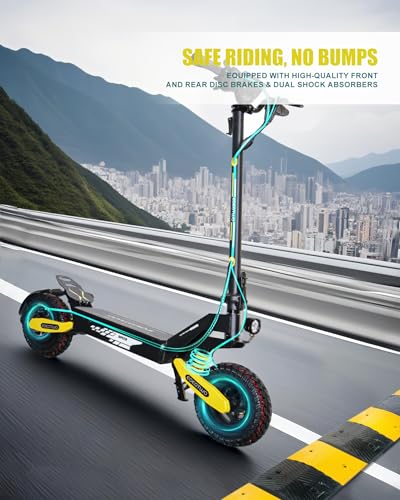 1200W Off Road Electric Scooter with 11" Tires Y777