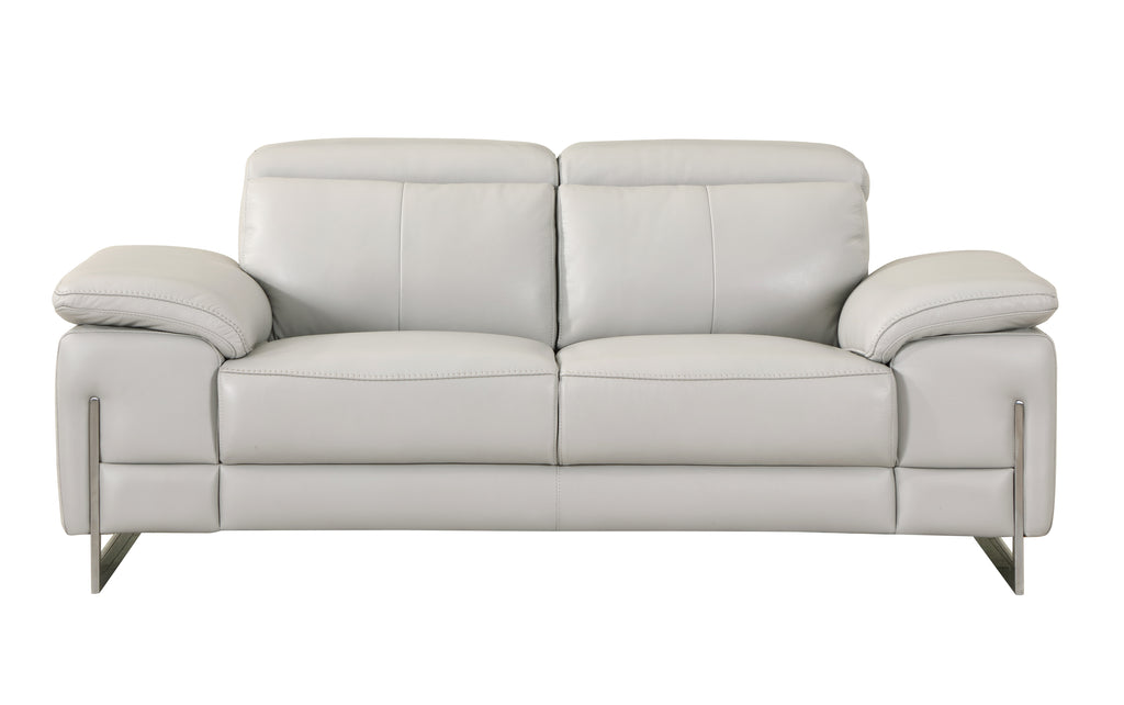 Top Grain Italian Leather Loveseat P55643