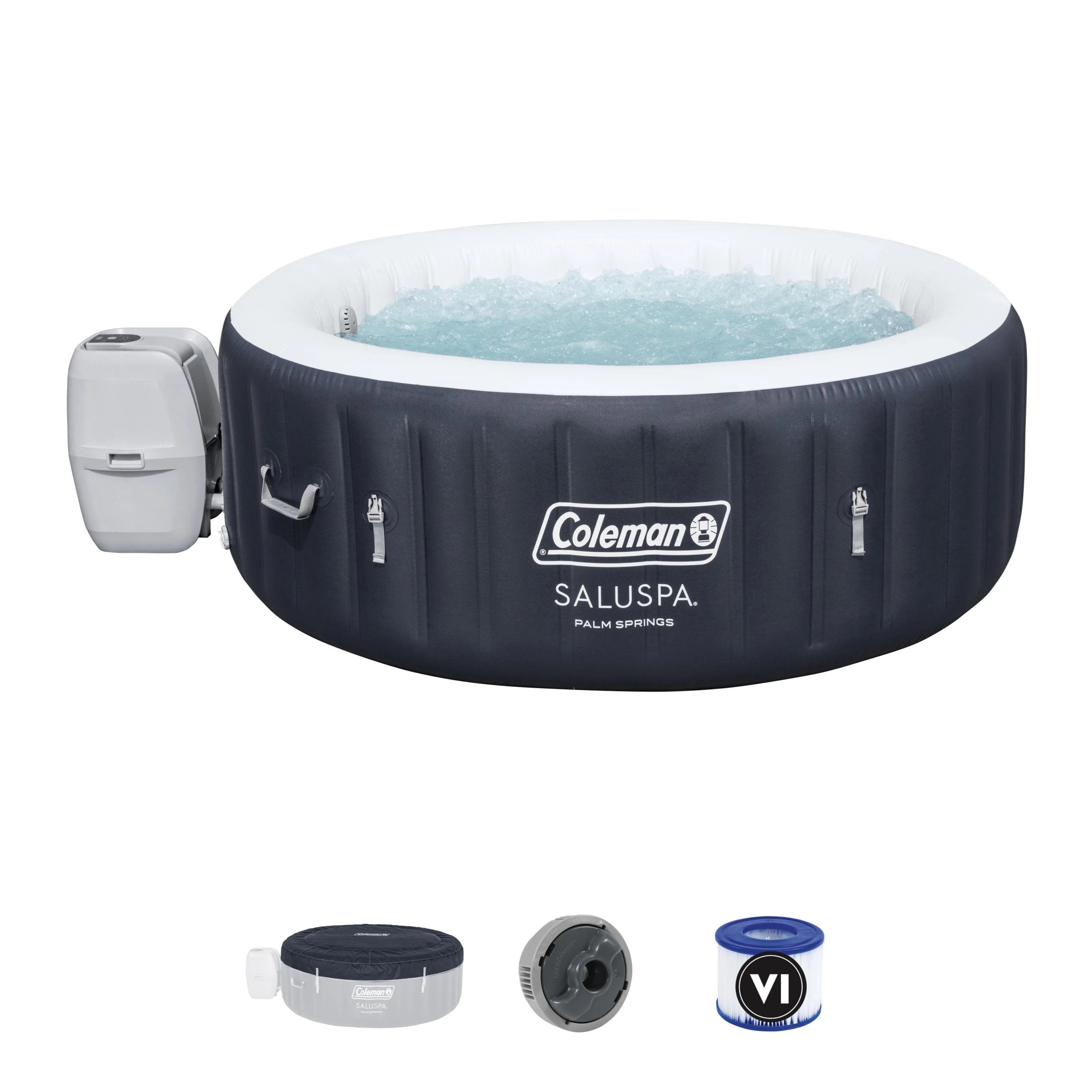 Coleman Palm Springs AirJet Inflatable Hot Tub Spa K7619
