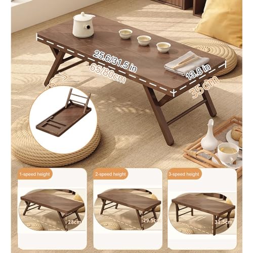 Bamboo Folding Low Table (65x35cm) P88480