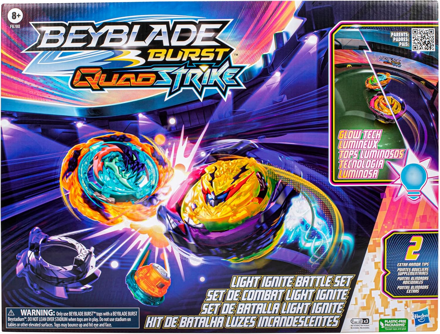 Battle Set Stadium with 2 Spinning Tops and 2 Launchers L872469