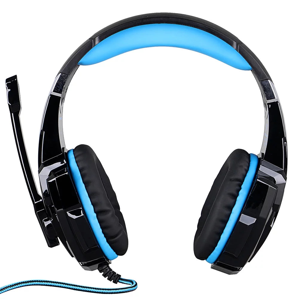 3.5mm Gaming Headphone Over Ear Headset with Mic D202
